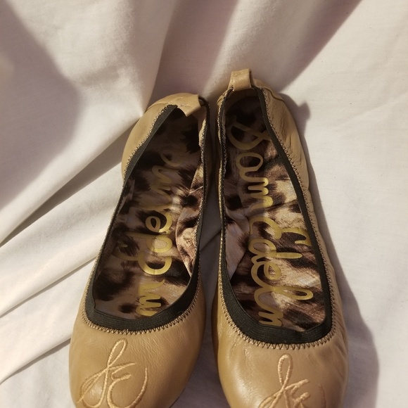 Sam Edelman Cayla ballet flats 8.5 M tan leather - Picture 3 of 8